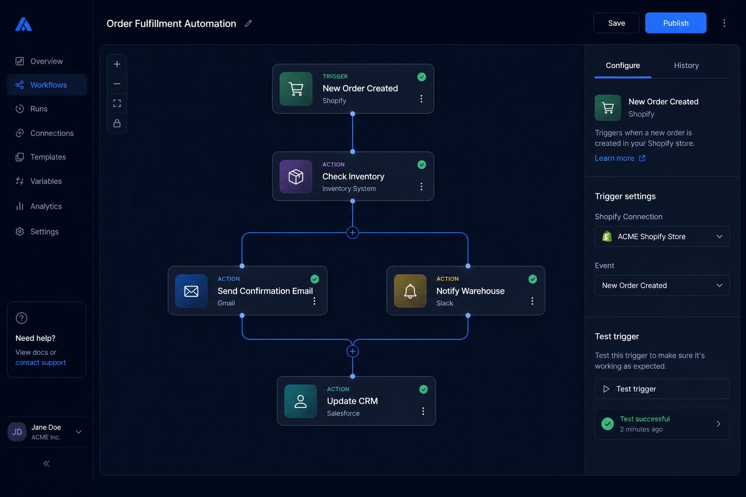 Workflow automation